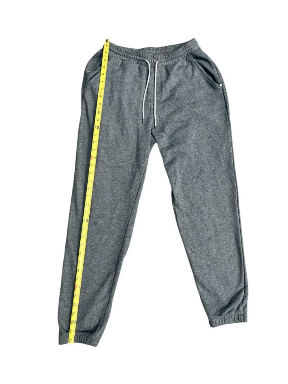 Vuori Men's Heather Grey Fleece Jogger Sweatpants M 🏃‍♂️